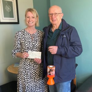 Adoption Matters receives kind donation from The Llay Estate charity