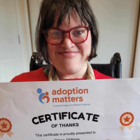 Despite facing challenges with epilepsy, cerebral palsy, and learning difficulties, Chloe Gillings refuses to let anything hold her back - especially when it comes to fundraising and it has remarkably raised £2,500 for Adoption Matters.