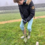 Annie's Son Planting Trees at the John Pass Jewellers Tree Plant Event