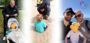 Daniel, April and Morgan and Derry celebrate LGBTQ+ Adoption and Fostering Week with Adoption Matters